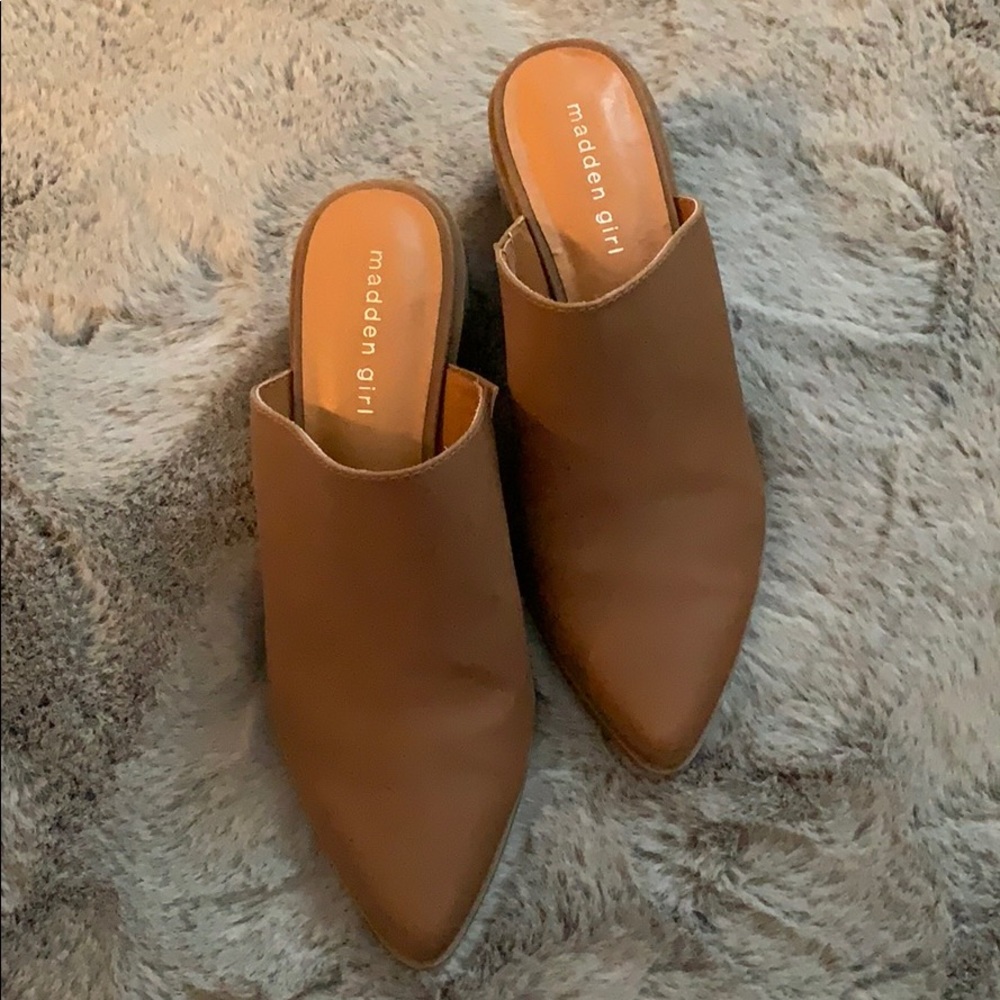 Madden Girl heeled Mules